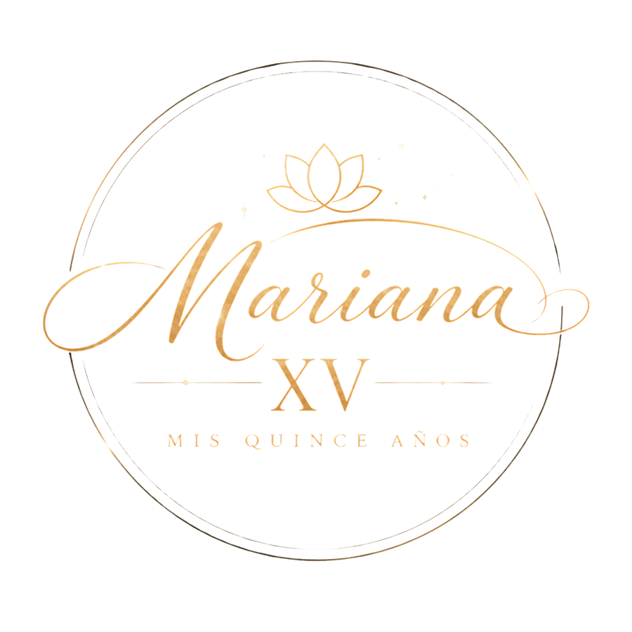 Logotipo de los XV años de Mariana